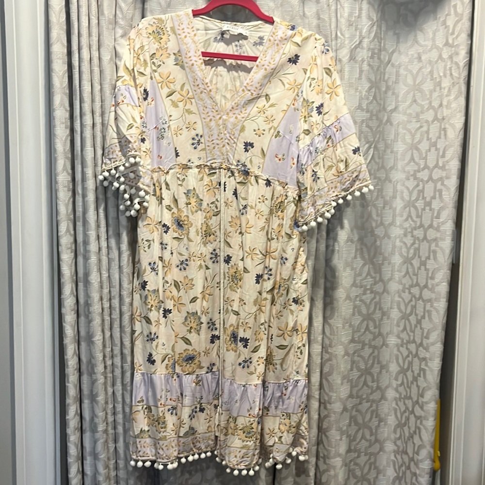 Flowy floral dress